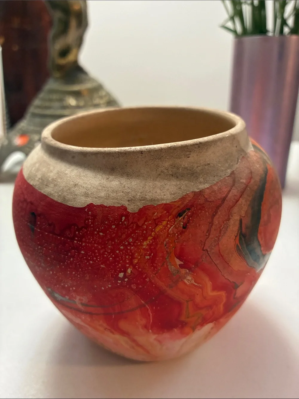 Nemadji pottery beautiful sunset